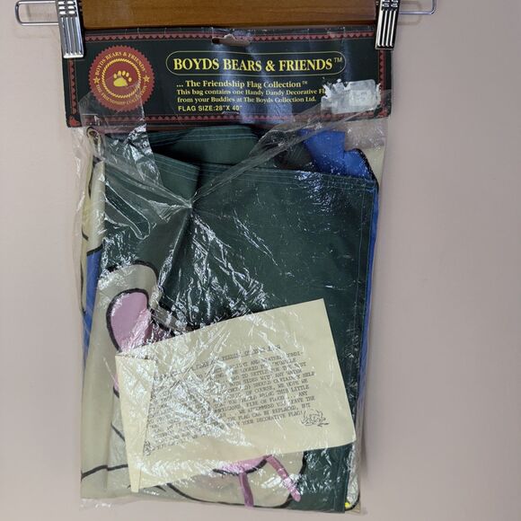 Vtg Boyds Bears & Friends Friendship Flag Collection Daphne Easter Bunny New - Picture 6 of 6